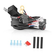 Wiring Harness Light Bar Wire Harness Kit for LED Light Bar Fog Lights 2 Leads