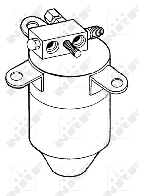 NRF-OE 33020 Dryer, air conditioning for BMW