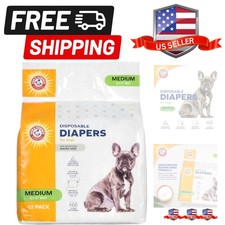 for Pets Disposable Female Dog Diapers - Adjustable, Leak Proof, Ultra Absorb...