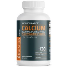 Bronson Calcium 1200mg Plus Vitamin D3