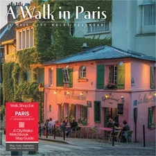 A Walk in Paris 2026 12 X 12 Wall Calendar (Bookbook - Detail Unspecified)