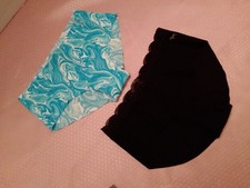 Victoria's Secret NWT PINK 2 Small Stretch Hipster Brief Blue  Black