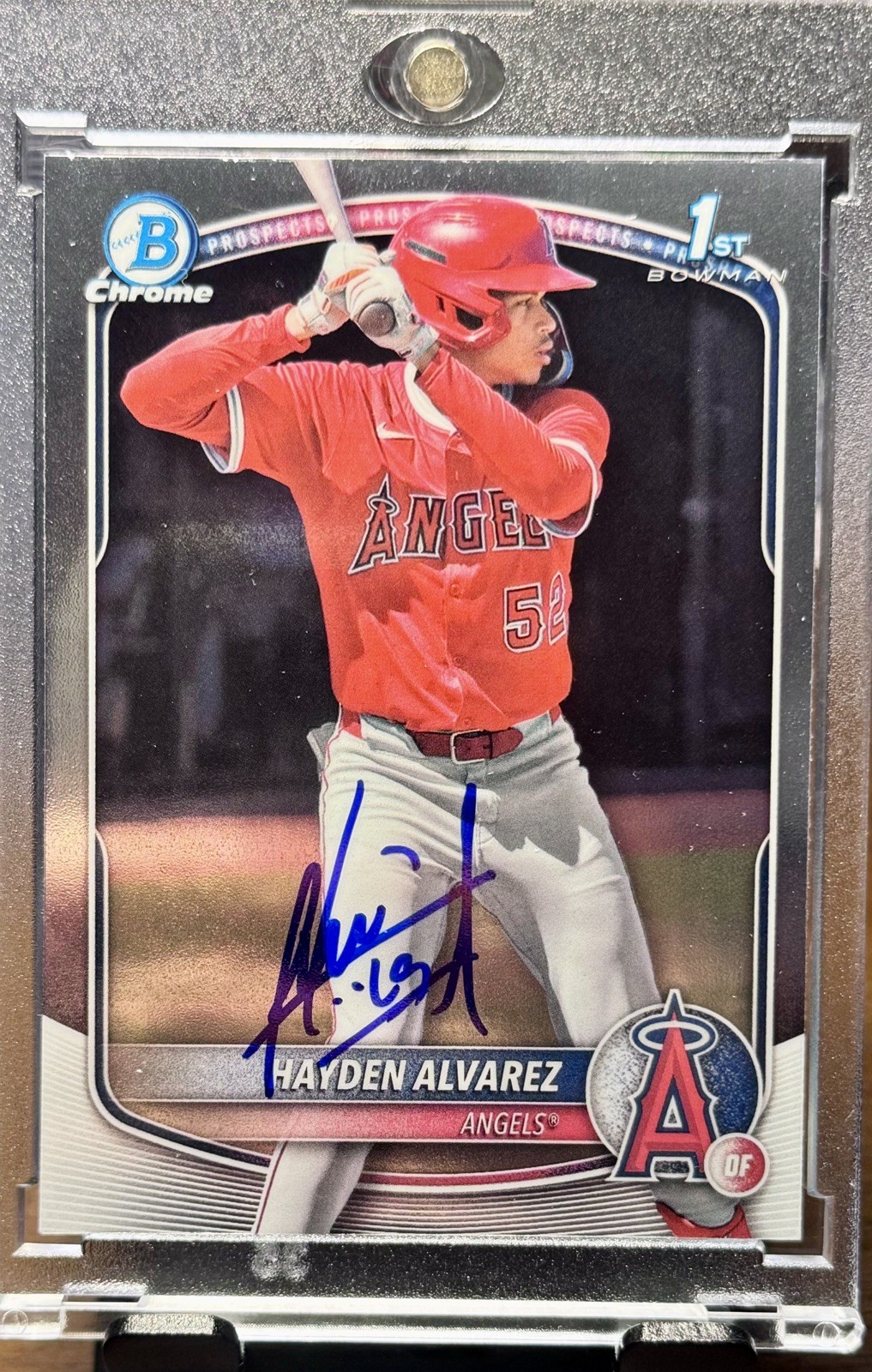 2025 Bowman - Hayden Alvarez 1st Bowman Chrome Auto