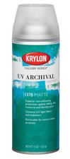 Krylon 1378 UV Archival Varnish - Matte - UV Protection - 11 oz.