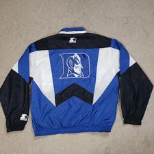 Vintage Starter Duke Blue Devils Jacket Youth Large Zip Windbreaker (Mens XS ?)