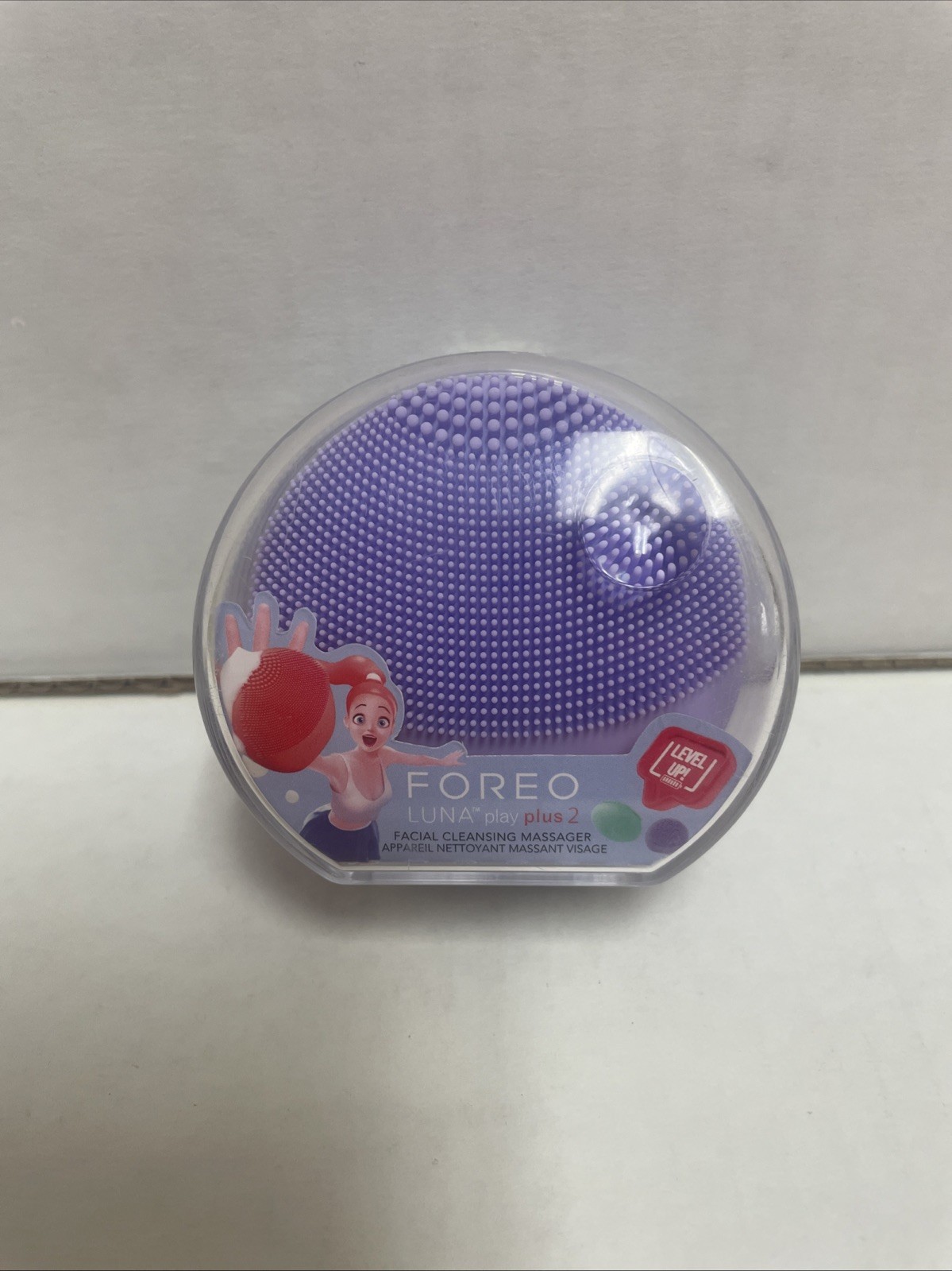 FOREO LUNA Play Plus 2 Silicone Facial Cleansing Brush-Lilac