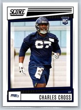 2022 Score Charles Cross Rookie Seattle Seahawks RC #321