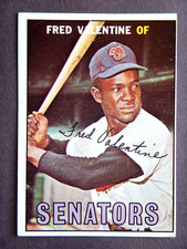 Fred Valentine #64 Topps 1967 Baseball Card (Washington Senators)