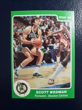 Scott Wedman Boston Celtics 1986 Star Company Green Border