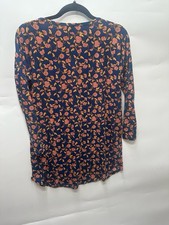 Honey & Lace Floral Print Long Sleeve tunic shirt Size Medium Cottage Core