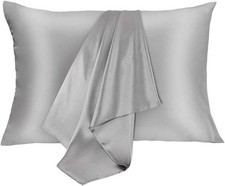 Silk Pillowcase for Hair and Skin 2 Pack 100 Mulberry Silk Bed Pillowcase Hy...
