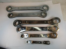 Mixed Set Of 6 Mac Tools Ratcheting Box End Wrench - 4 Offset Sae