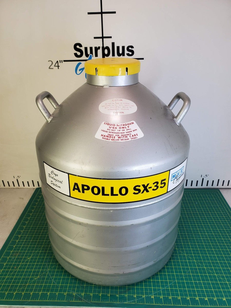 MVE Cryogenics Apollo SX-35 Liquid Nitrogen Storage Tank | eBay