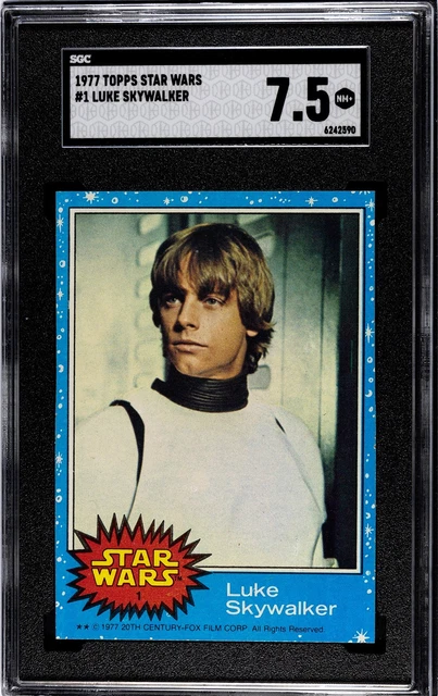 1977 Topps Star Wars #1 Luke Skywalker SGC 7.5 NM+++