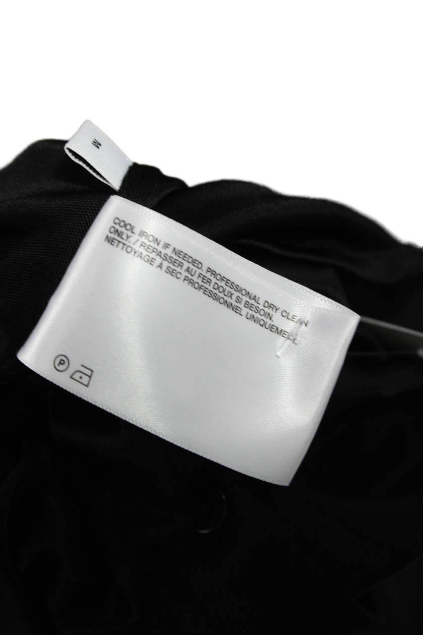 Helmut Lang Womens Basic Collared Black Viscose B… - image 6