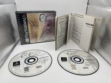 Parasite Eve PS1 2 Discs Manual w/Reg Card Works NO DEMO Disc