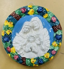 Della Robbia Style 4 Inch Plaque Made by Hand...