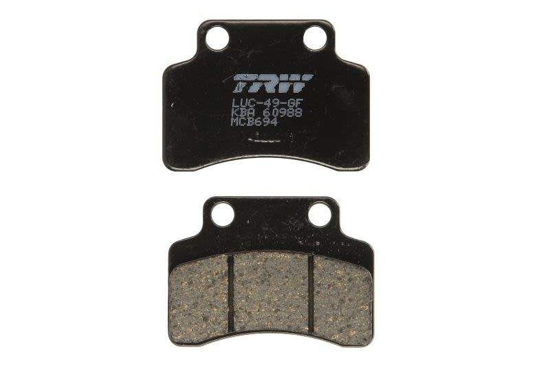 Plaquettes de frein TRW MCB694 à friction stable pour un freinage progressif