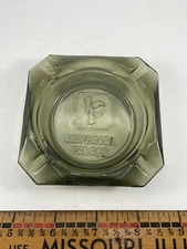 IMPERIAL PALACE Casino Ashtray Las Vegas Green Glass Square 1970s