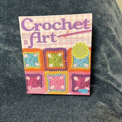 4M Easy-To-Do Crochet Kit - DIY Arts & Crafts Yarn