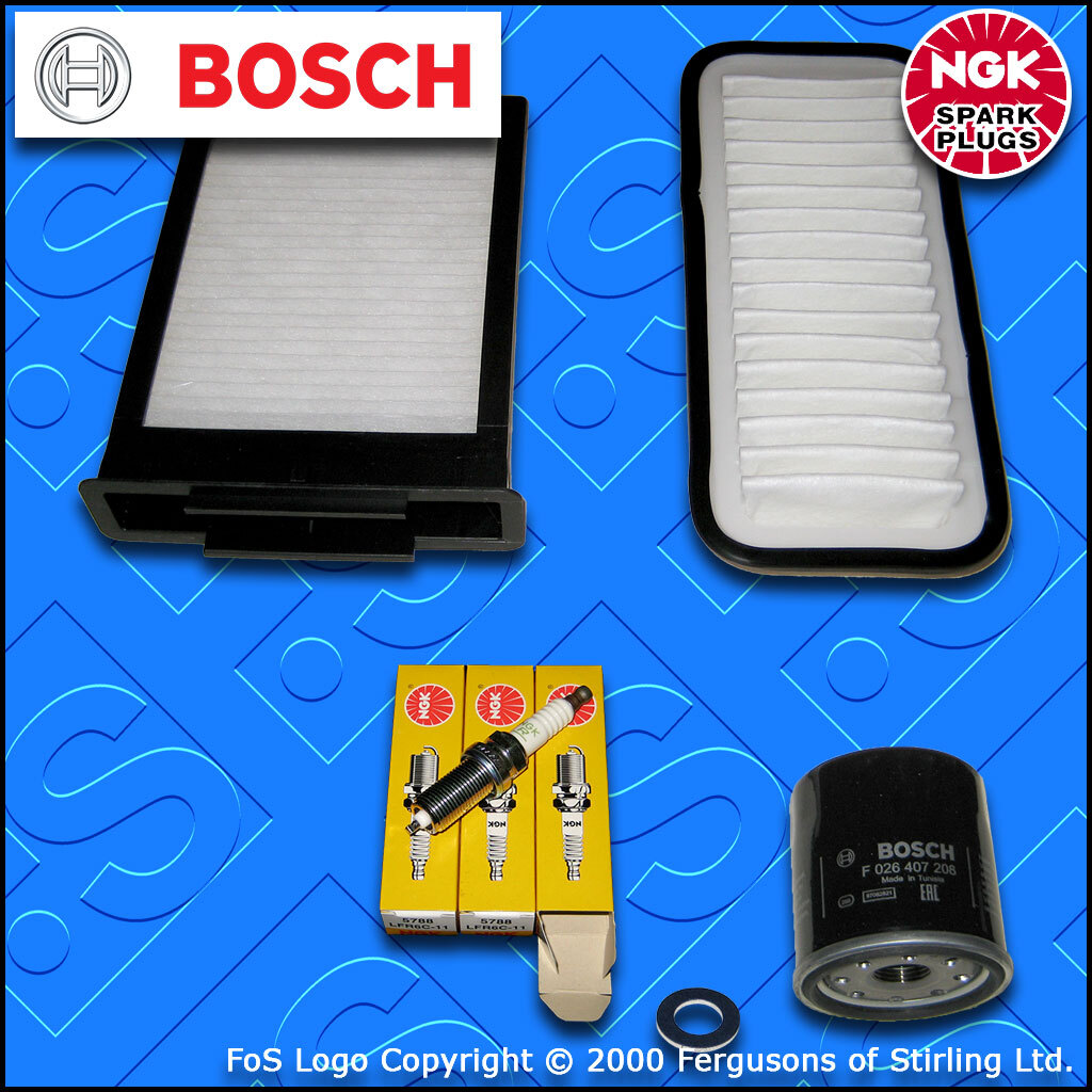 SERVICE KIT for CITROEN C1 1.0 OIL AIR CABIN FILTERS PLUGS (2005-2014)