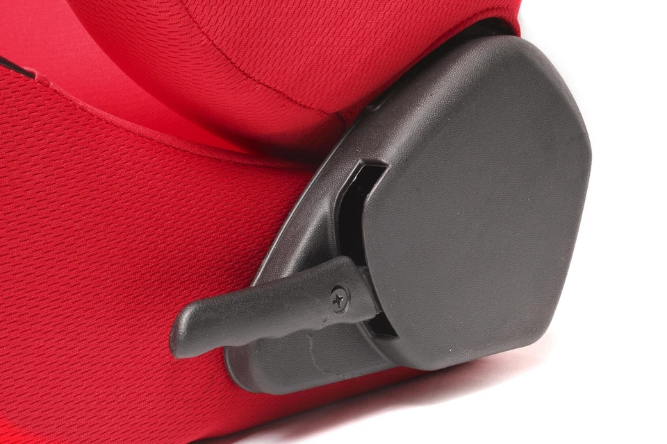 TA TECHNIX Asiento Deportivo Semicubierto Conductor Rojo Ajustable Izquierda - Imagen 4 de 4
