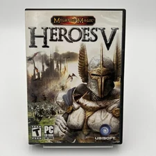 Heroes of Might and Magic V (PC, 2006) Box, Manual, and All 4 Discs
