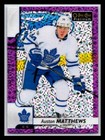 2017-18 O-Pee-Chee Platinum Violet Pixels #25 Auston Matthews