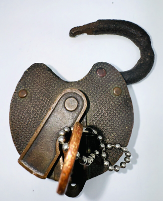 新品・未開封　スプラッシュ! キース・ロックハート/ボストン・ポップス Antique YALE Y&T TOWNE MFG. CO. Brass PadLock w Keys Sargent