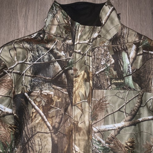 Gamehide Realtree AP Camo Hunting Jacket Size XL Excellent Cinch Waist Zip EUC - Picture 4 of 6