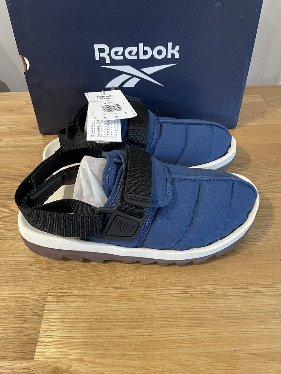 Reebok Beatnik Slipper Sandal Padded Mule Blue Size UK Brand New With Tags