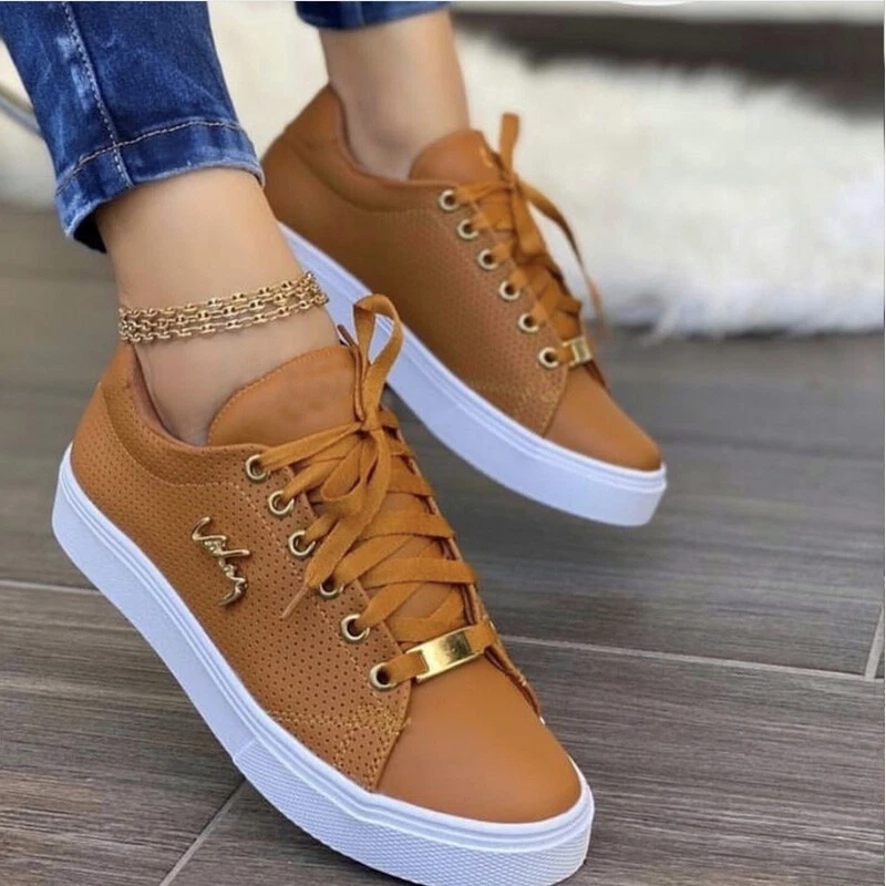 Zapatos Para Niña Mujer Zapatillas De Plataforma | eBay