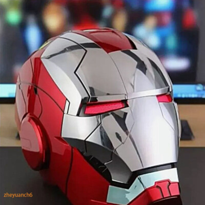 1:1 Iron Man MK5 Jarvis Deformable Voice Control Wearable Helmet Electroplated