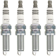 NGK Set of 4 Ruthenium HX Spark Plugs for Hyundai Elantra KIA Forte MB W204 R172