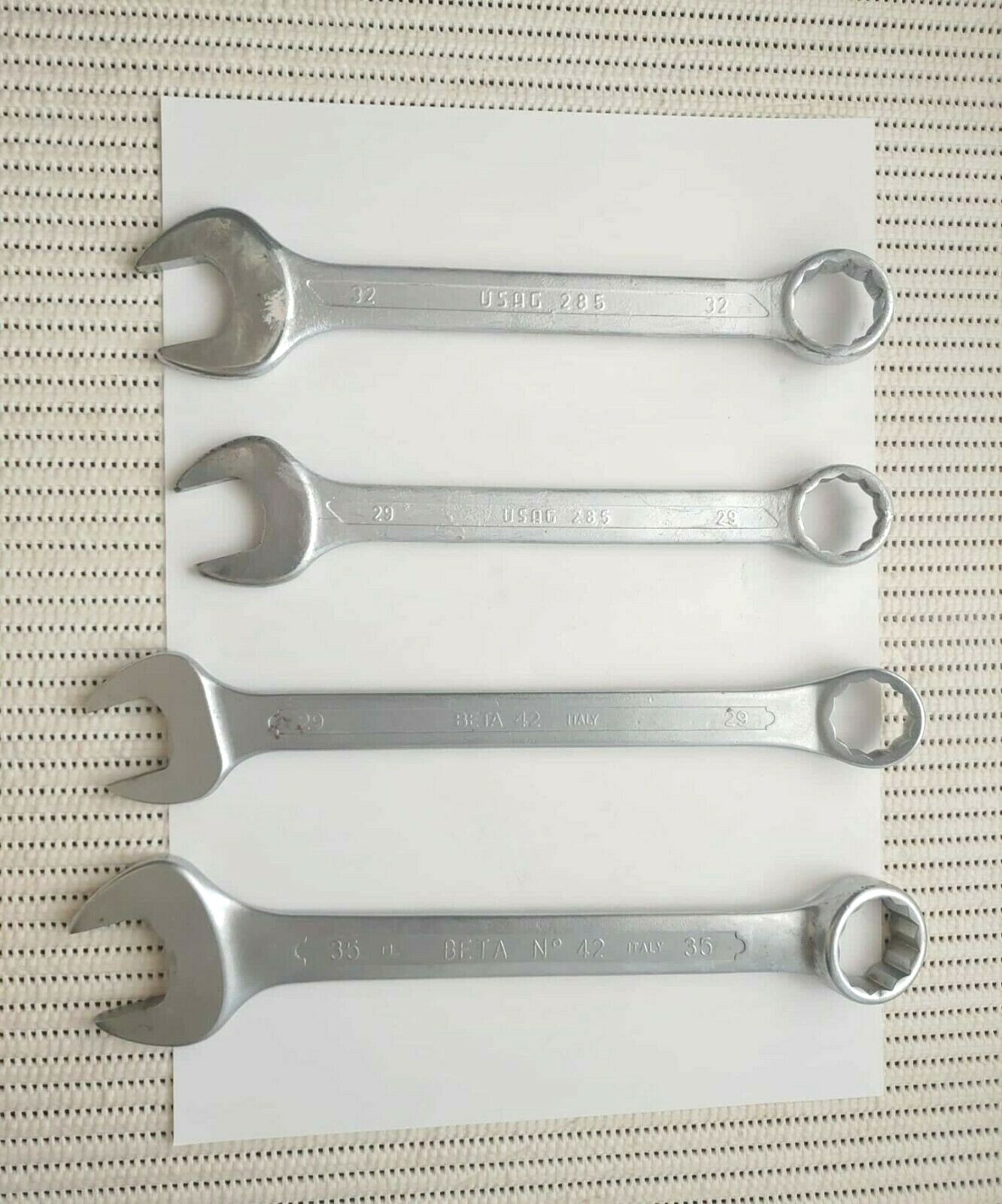 Specifiche Professionali Set 4 Chiavi Combinate USAG BETA Aperte