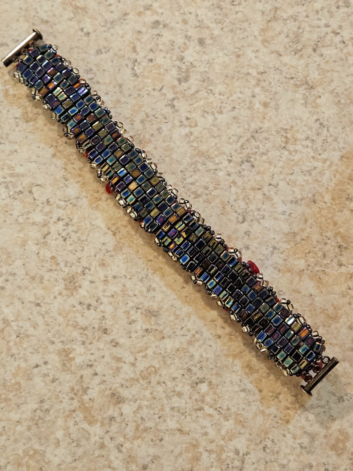 Red Beaded Braclet - image 4