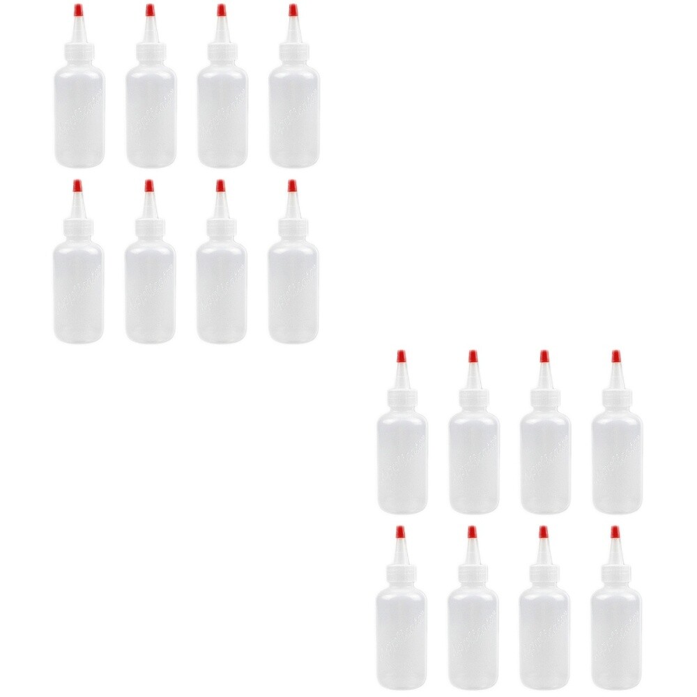 16 Pcs Squeeze Bottle Hair Color Woodworking Glue Bottle Applicator