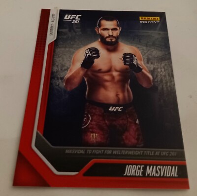 2021 PANINI Instant UFC #6 - JORGE MASVIDAL -Limited Edition SP
