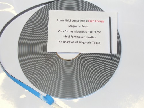 Magnetic Tape,12.7mm x 2mm Thick Strong High Energy Secondary Window Glazing Kit - Picture 8 of 8