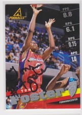 TONY FOSTER PHOENIX MERCURY WNBA AUTOGRAPHED BASKETBALL CARD
