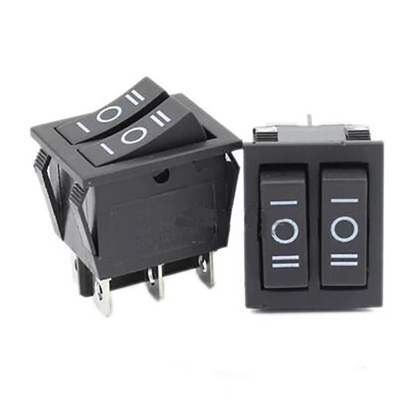 dustcell CD3つセット For 31x26mm KCD3 Double Connection Rocker Switch ON/OFF 6