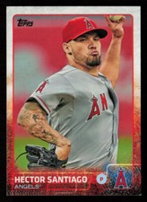 2015 Topps Hector Santiago #664 Los Angeles Angels Baseball Card