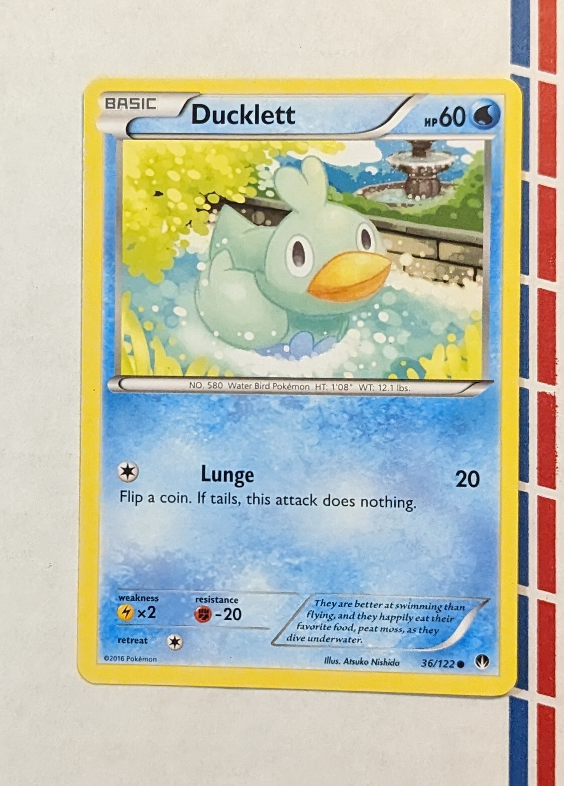 Ducklett 36/122 - LP - XY Breakpoint Pokemon Card