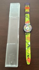 Swatch 1993 Cheerleader Sports Watch in Case w/New Battery - Never Worn