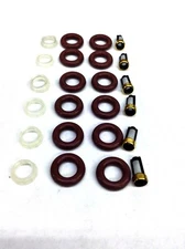 FUEL INJECTOR REPAIR KIT O-RINGS, PINTLE CAPS FILTERS DODGE TRUCK 3.9L V6