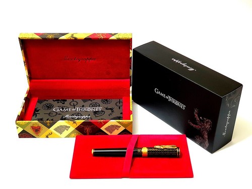 Montegrappa Game of Thrones Baratheon Rollerball Pen Tintenroller Full Set NEU - Bild 3 von 11