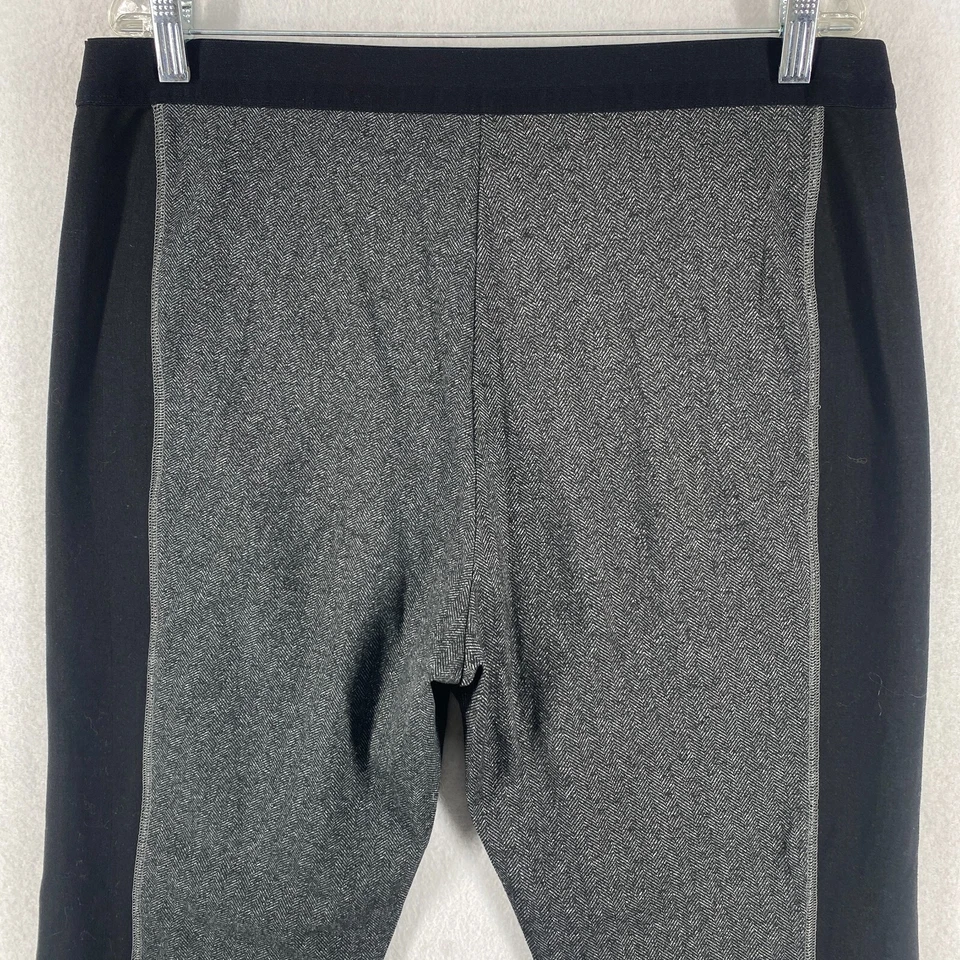 Legging EILEEN FISHING XL Herringbone Stretch Jersey Tornozelo Elástico Cintura Cinza - Imagem 4 de 4