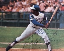 Ralph Garr—Atlanta Braves—Autographed Magazine Picture