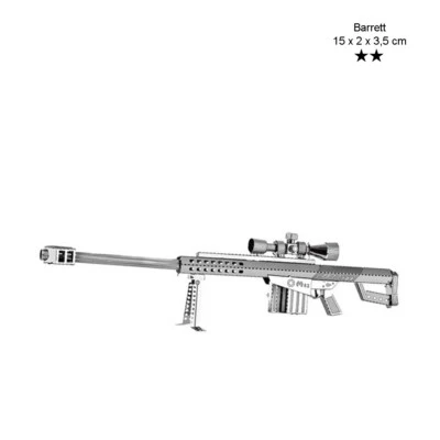ZOYOK Barrett Sniper Rifle - 3D Metall Puzzle Konstruktionsspielzeug Bausatz Gewehr