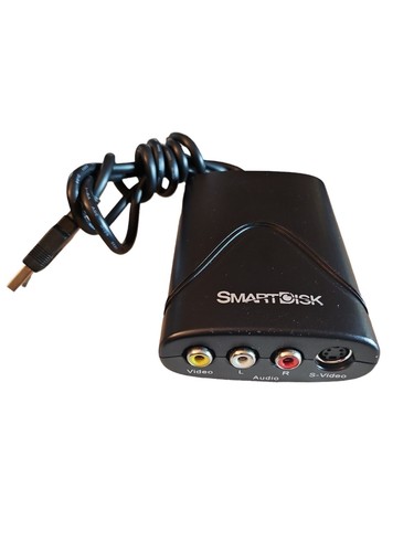 Used Smartdisc VIDEOSAFE USB Convert VHS Tape To PC CD DVD For WIN XP or 2000 - Picture 2 of 3